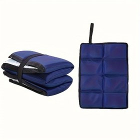 Resim 1 Adet Oxford Kumaş Katlanır Yastık, Taşınabilir Outdoor Trekking, Kamp ve Piknik Matı 