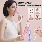 Resim 1 Set El Tipi Nefes Alma Dambili, Derin Nefes Egzersiz Aleti - Göğüs Kapasitesi Geliştirici, Karın Kası Güçlendirici, Yüz Sıkılaştırıcı Cihaz, Core Antrenman Ekipmanı, Bataryasız, Ev Fitness Ekipmanı, spor malzemeleri, spor salonu ekipmanları 