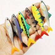 Resim 3 adet Balıkçılık Yemleri Yumuşak Yemler - 7.2cm/2.83in/3g, Çok Renkli Gerçekçi Balık Yemleri ile Üçlu saç tokası, Tatlı ve Tuzlu Su Balıkçılığı için Dayanıklı Balıkçılık Ekipman Aksesuarları, Balıkçılık Yemleri, Doğal Görünüm, Üçlu saç tokası Eklenmiş 