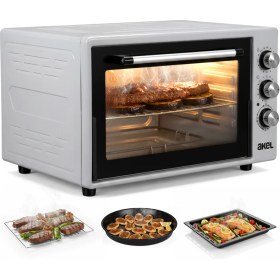 Resim Akel AF930L 45 Lt Gri Midi Fırın, İç Aydınlatmalı, Zaman Ayarlı, Izgara ve Fırın Fonksiyonlu, 2 Tepsi, 1 Tel Izgara 