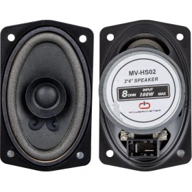 Resim 3x4 7.5X10 cm 8 Ohm Max 100 Watt Oval Oto Hoparlör (4172) 