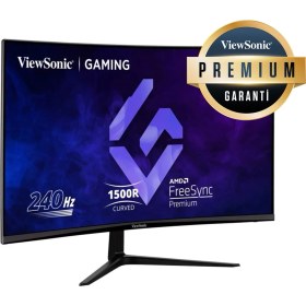 Resim VIEWSONIC 31.5" VA VX3219-PC-MHD 1MS 240HZ HDMI-DP KAVISLI GAMING MONITOR 1920X1080 