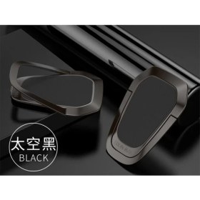 Resim GongtuShop Siyah Stil Metal Parmak Iş Yüzük Evrensel Cep Telefonu Holde Derece Döndürme Parmak Yüzük Tutucu Manyetik Araba Braketi Standı (Yurt Dışından) 