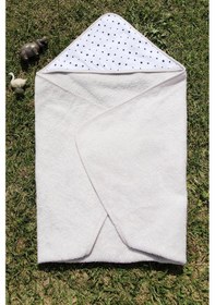 Resim Baveno %100 Pamuk Yıldız Desenli 75x75 Bebek Kundak 