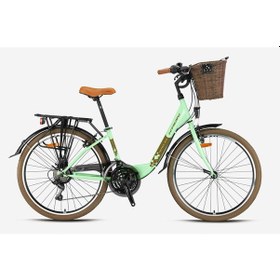 Resim Kron Tetra 3.0 Lady 24 Jant 9-12 Yaş Kız Çocuk Bisikleti Mint Yeşili 