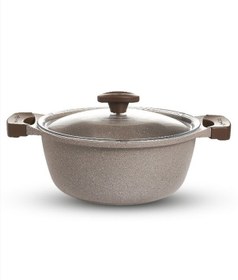 Resim Thermoad Granit Döküm 7 Parça Tencere Seti - Vizon 