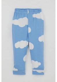 Resim Breeze Erkek Bebek Pijama Takımı Omuzdan Patlı Bulut Desenli 4 Ay-1 Yaş, Mavi Mavi 