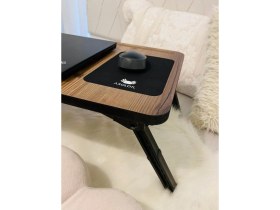 Resim Axolotl Foldaway Telefon ve Tablet Bölmeli Katlanır Ayaklı Laptop Sehpası Notebook Bilgisayar Çalışm 