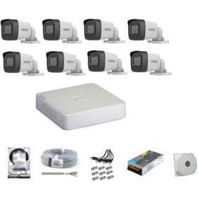 Resim Hikvision 8 Kameralı Dış Ortam Güvenlik Kamera Seti 2 Tb Hdd 