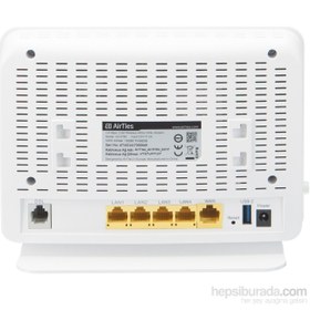 Resim Airties Air 5760 4 port 1600 Mbps ADSL2+/VDSL Fiber Destekli Kablosuz Modem Router 