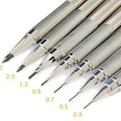 Resim Metal Mekanik Kalemler 0.3/0.5/0.7/0.9/1.3/2.0/3.0mm Kurşun Kalınlığı, 58100/58200/58300/58400/58500/58600/58700 Serisi, Sanat Çizim, Ofis Malzemeleri için 58100 Serisi ile 