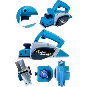 Resim Çift Bıçaklı Profesyonel 1800W Bakır Sargılı Motorlu Planya Rende 