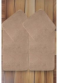 Resim My Evilla Kaymaz Sandalye Minderi 6'lı 40x40 Vizon Vizon 