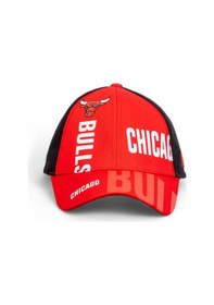 Resim Kırmızı Chicago Bulls Basketbol Beyzbol Şapkası - Standart Kırmızı 