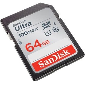 Resim Sandisk Ultra Sdhc 64GB 100MB/S Class 10 Uhs-I Hafıza Kartı SDSDUNR-064G-GN6IN 
