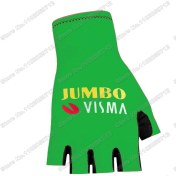 Resim Liangduo Shop No.2 Tarzı M Boyutu Jumbo Visma Ycling Eldiven Sarı Yeşil Fransa Turu Bisiklet Yarım Parmak Eldiven Yol Bisikleti Forması Mtb Gant Cyclisme Maillot (Yurt Dışından) 