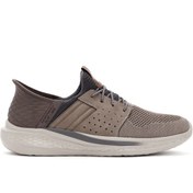 Resim Skechers Erkek Bej Slade - Ocon BaÄcÄ±klÄ± Spor Sneaker Derimod