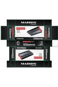 Resim Massive Ms-kl5800.5 4ohm 4x80w Rms 5 Kanal Oto Amfi Power 4ohm 1x 350w Rms Bas Kontrollü Oto Anfi 