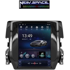 Resim Honda Fc 5 Uyumlu Androi D 2gb Ram 32gb Rom Carplay Navi Gasyon Tesla Multi Medya 