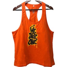 Resim Top Glory Weareonet Fitness Gym Tank Top Sporcu Atleti Turuncu 