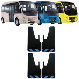 Resim Karsan Jest Bordo-mavi Fosforlu 4'lü Paçalık Çamurluk Tozluk Peu0fx02704 