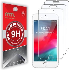 Resim İPhone 7 Plus İle Uyumlu Kırılmaz Ekran Koruyucu Cam 3'Lü Set 