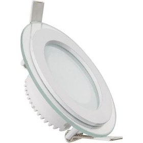 Resim Forlife 5 W Camlı Led Panel Yuvarlak Beyaz Gövde Beyaz Işık Fl-2120 3 Adet Beyaz Işık 