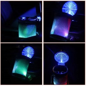 Resim Ufak Tefek Şeyler MINI MINI JOHN COOPER WORKS GP 2.0 306 Araca Uygun Rgb 7 Renkli Led Işıklı Araç İçi Küllük 