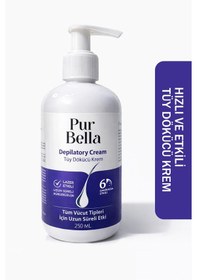 Resim Pur Bella Tüy Dökücü Krem 6 Dakikada Etkili Aloe Vera & E Vitaminli Tüm Cilt Tipleri 