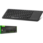 Resim HADRON HDX2505 BLUETOOTH + WIRELESS KLAVYE + TOUCH PAD Q SİYAH 
