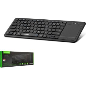 Resim HADRON HDX2505 BLUETOOTH + WIRELESS KLAVYE + TOUCH PAD Q SİYAH 