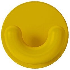 Resim Smilee Sarı Ahşap Çocuk Odası Askılık 15 x 9 cm 