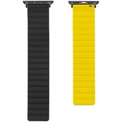 Resim Butam Bilişim Watch Ultra 49mm Kordon Uyumlu Krd-52 Strap Kayış Clo- Siyah-sarı 