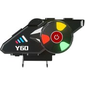 Resim Y60 İntercom Motor Kurye Kask Motosiklet Kulaklık Bluetooth 