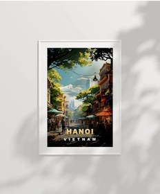 Resim Çerçevesiz Poster Vietnam'ın Kalbi Hanoi 