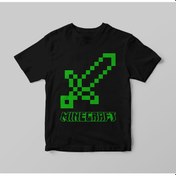 Resim Minecraft Sword Çocuk Tişört 