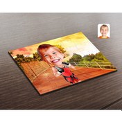 Resim Kişiye Özel Çocuk Kick Box Karikatürlü Ahşap Puzzle-1 