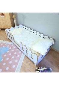 Resim Markaawm Markaawm Montessori Yatak Decco Çocuk Karyola Akçaağaç 