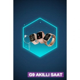 Resim Kadınlar Için 3 Kordonlu Akıllı Saat ve Dijital Göstergeli Powerbankli Bluetoo - F228K548-U09 