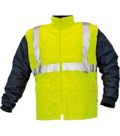 Resim Cerva Tripura 4'ü 1 Arada Pu Katmanlı 300D Oxford Polyester Parka 3xl 