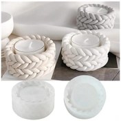 Resim Tenfowee Tekrarlı Kullanım desenli Mumluk Silikon Kalıbı - Dekoratif Ürünler, Mini Çiçek Saksıları İçin Kolay Kullanim 