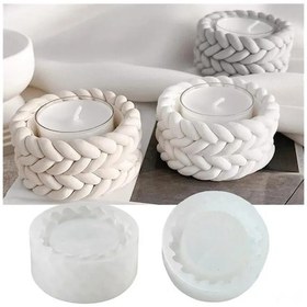 Resim Tenfowee Tekrarlı Kullanım desenli Mumluk Silikon Kalıbı - Dekoratif Ürünler, Mini Çiçek Saksıları İçin Kolay Kullanim 