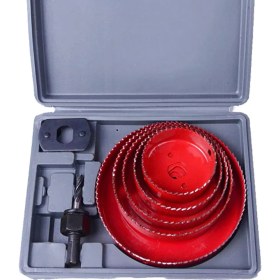 Resim Profesyonel Panç Seti Ahşap Alçıpan Kartonpiyer Delme (8 Parça) 