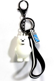 Resim Bade Hediyelik We Bare Bears - Ice Bear Anahtarlık 