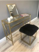 Resim Atolly Home Metal 3 Lü Takım Makyaj Masası 6s4s5s2s5ss12 