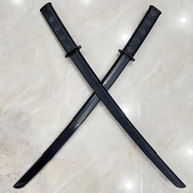 Resim 2 adet Samuray Kılıcı Aksesuarı, Rol Yapma Koleksiyon Dekorasyonu için Genişletilebilir Silah Aksesuarları 
