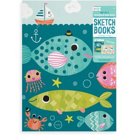Resim Ooly Doodle Pad Duo 2'li Resim Defteri - Friendly Fish - 3 YAŞ VE ÜZERİ 