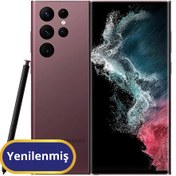 Resim Samsung S22 Ultra Yenilenmiş TR Garanti | 256 GB 12 GB Bordo 