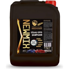 Resim Newmix Gold Serisi Cilalı Oto Şampuanı 5 kg 
