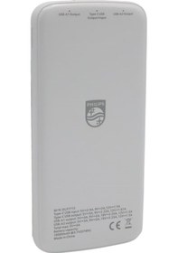 Resim Philips Dlp7712cb 10.000mah Pd Hızlı Şarj Dijital Ekranlı Beyaz Powerbank Çok Renkli 